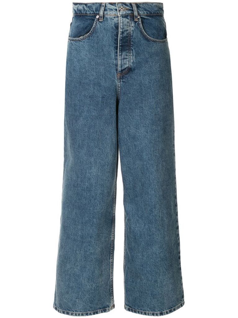 wide-leg jeans