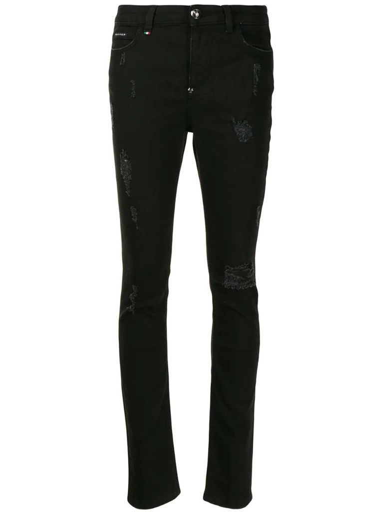 Statement slim-fit jeans