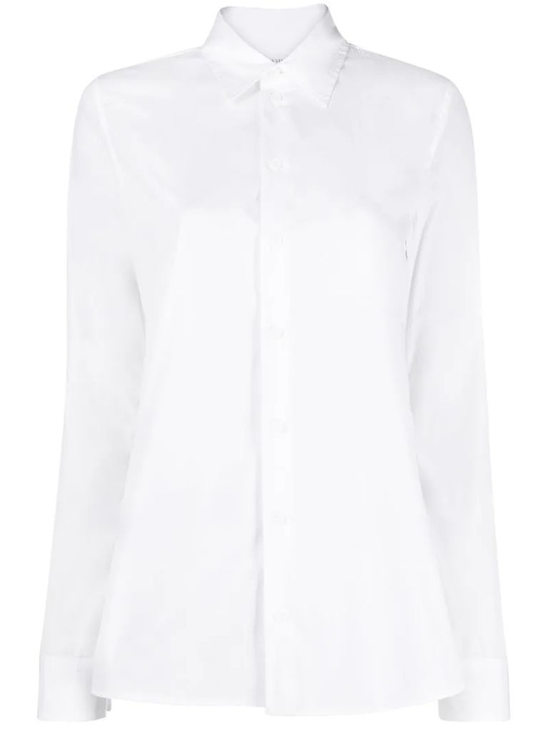 buttoned long-sleeve shirt
