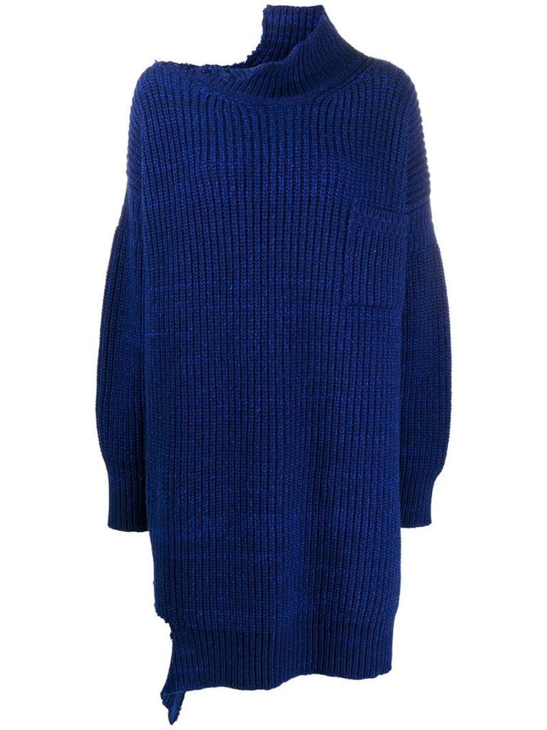 deconstructed oversized jumper