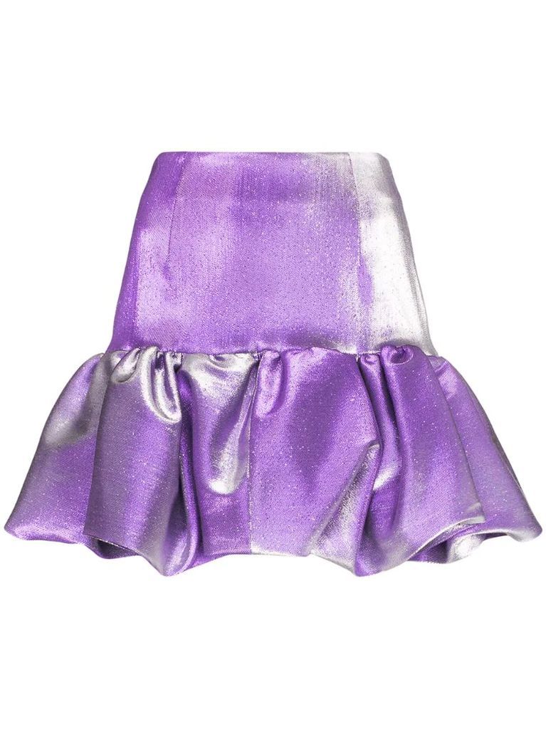 puffball mini skirt