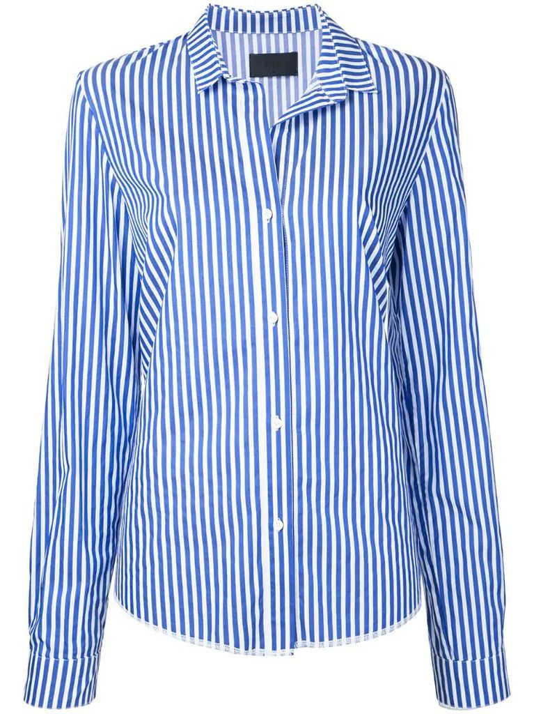 striped-print regular-fit shirt