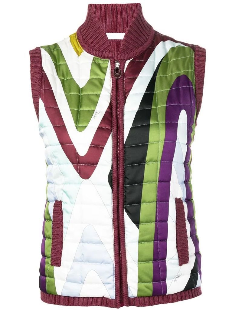 2000's quilted gilet