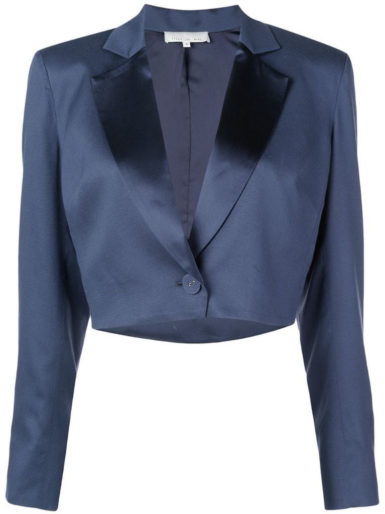 cropped blazer