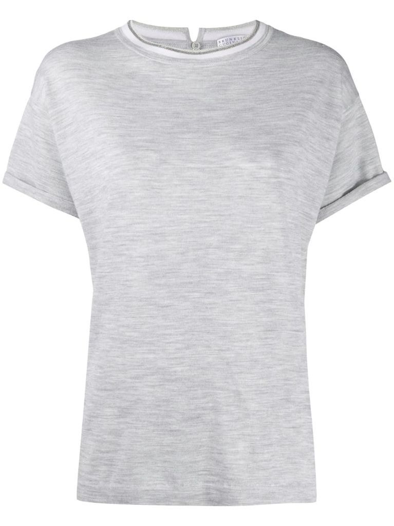 fine wool T-shirt