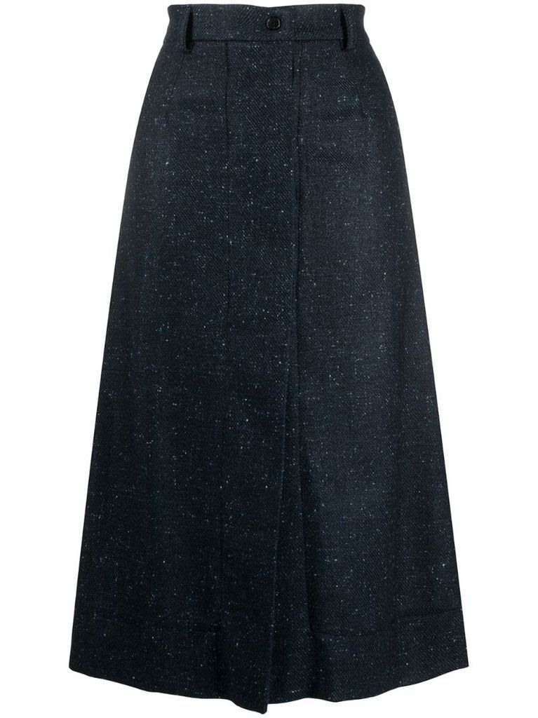 marle knit A-line skirt