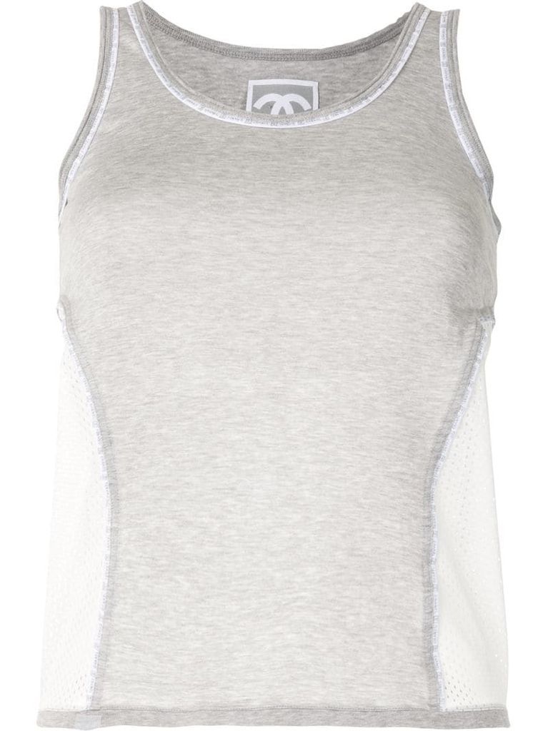 2004 Sports panelled tank top