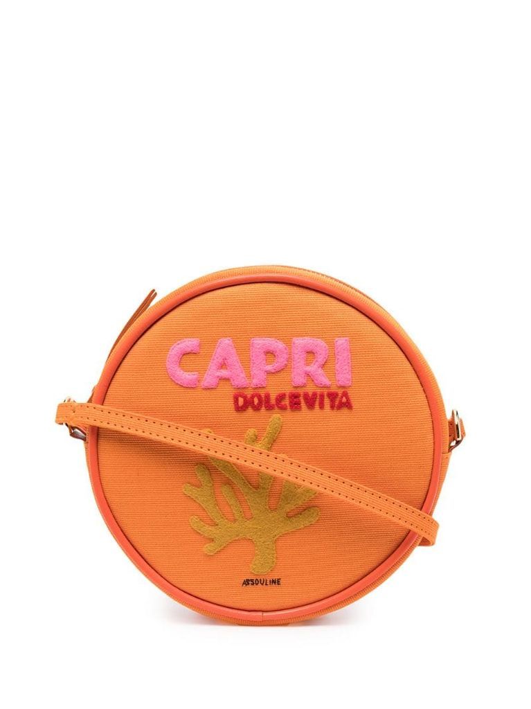 Capri round shoulder bag