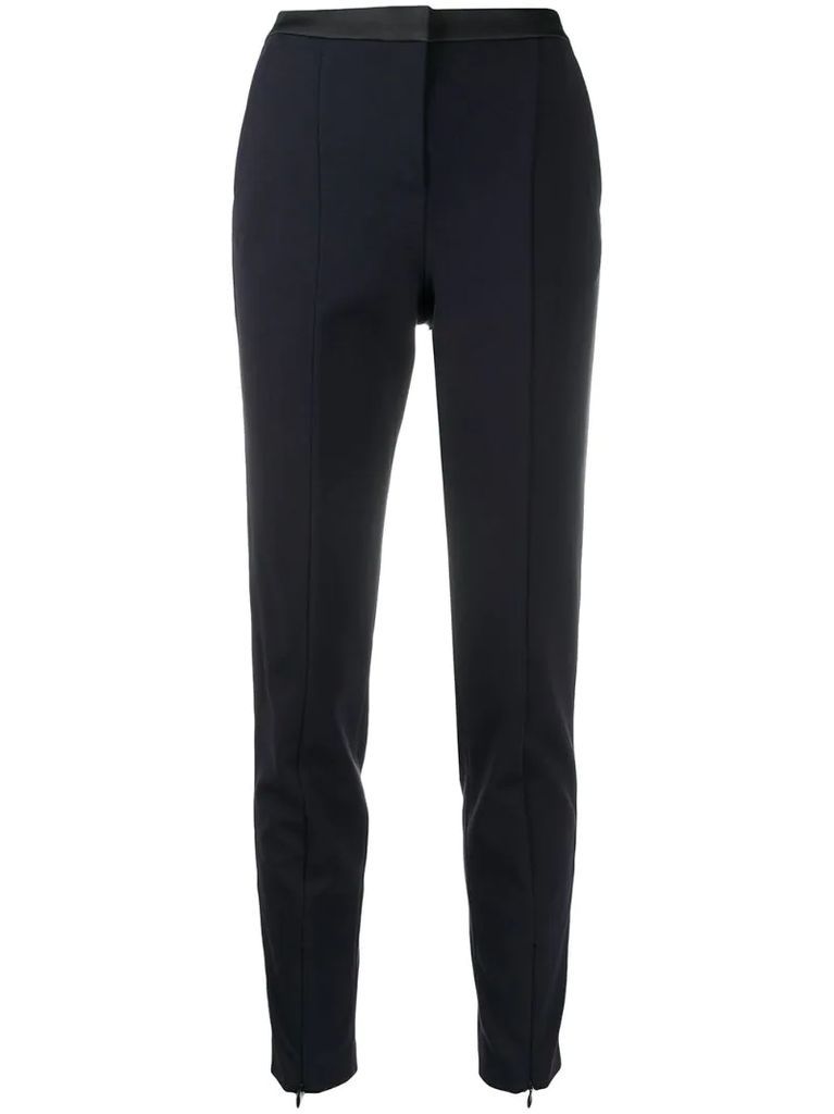 logo-tape tailored trousers