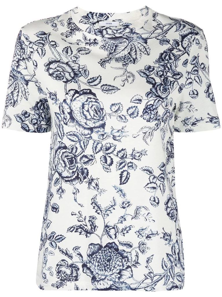 Hettie floral-print cotton T-shirt