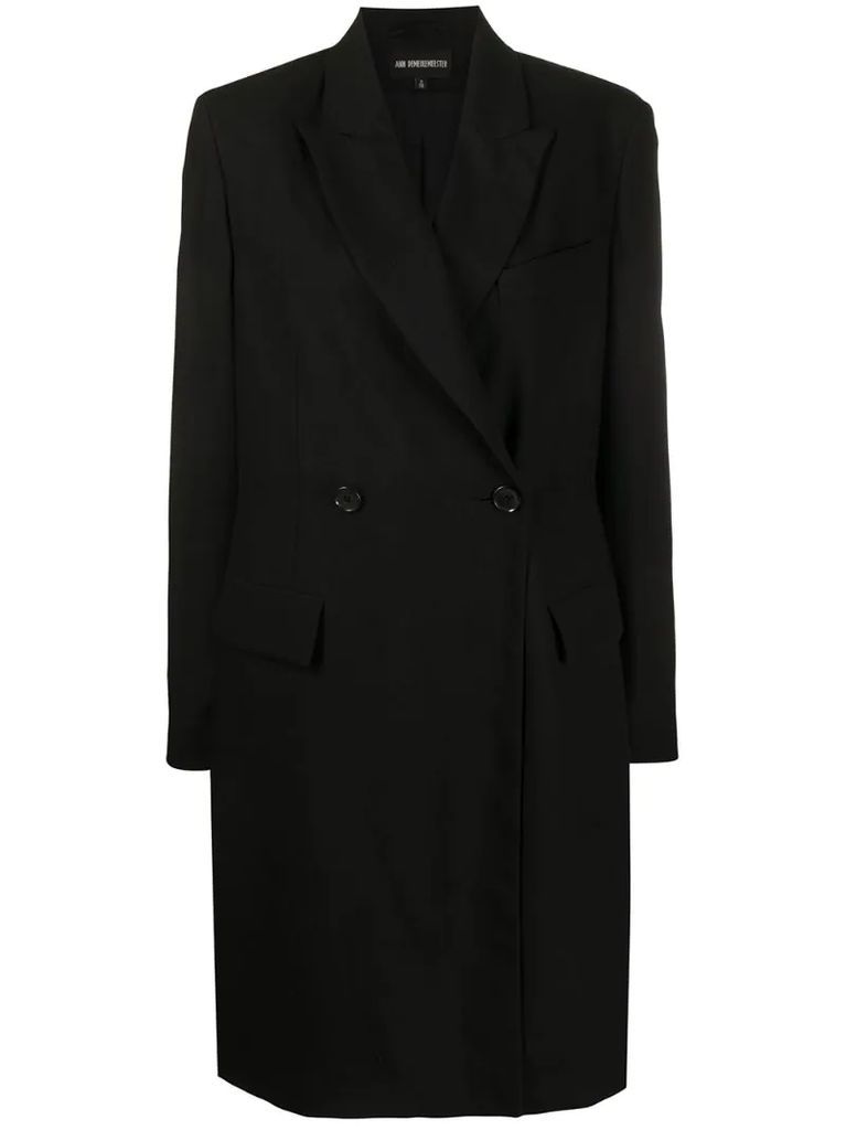 wrap style overcoat