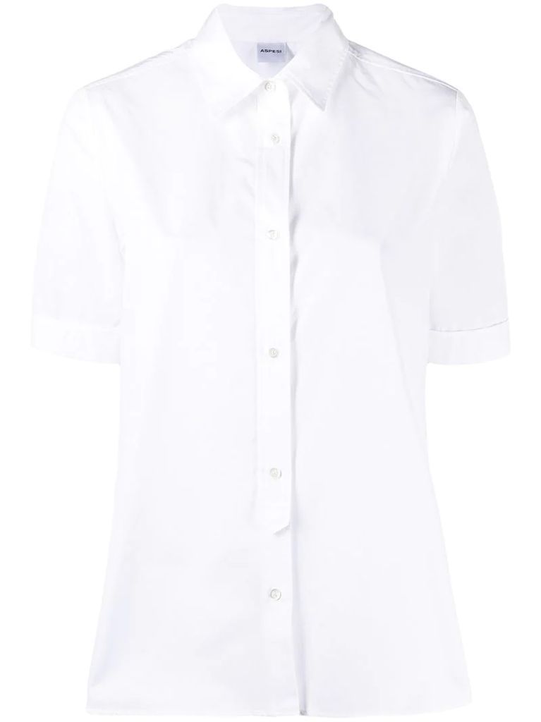 short-sleeved cotton shirt