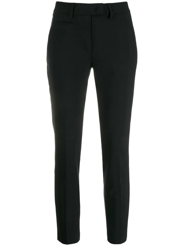 tailored cropped trousers