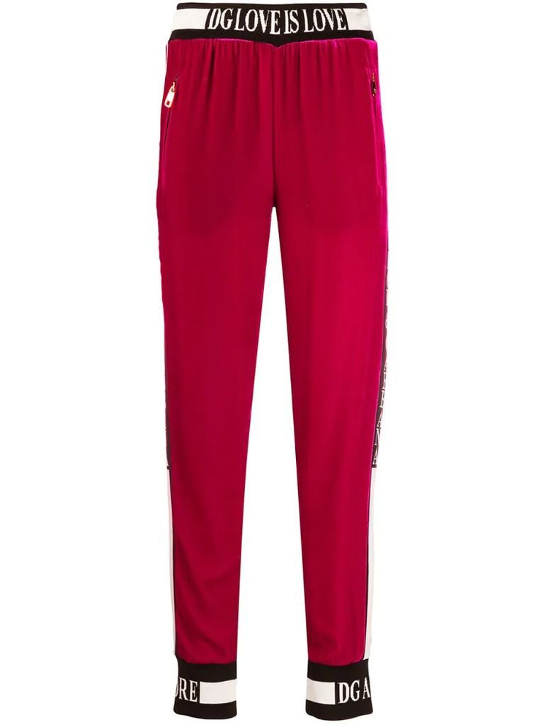 Love is love track trousers
