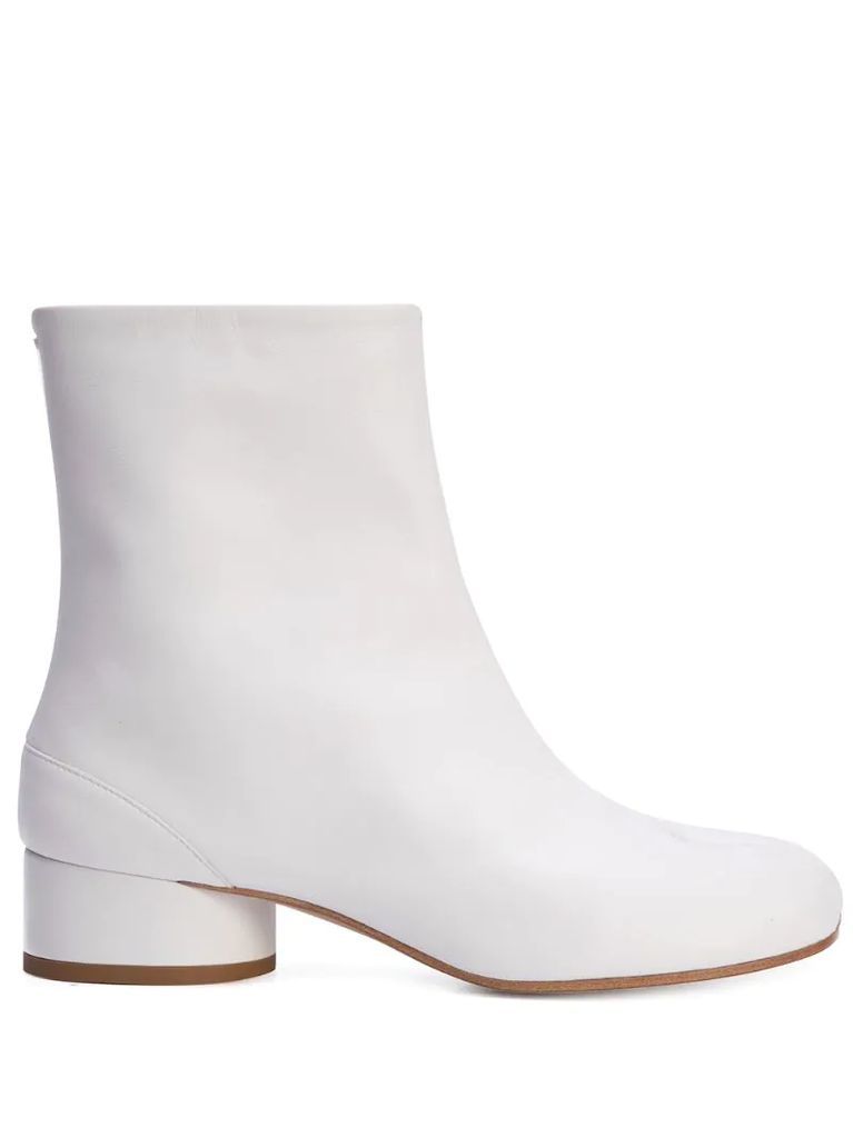 Tabi toe ankle boots