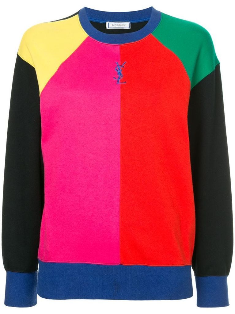 colour-blocked sweatshirt