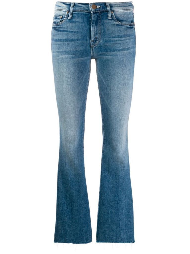 flared fitted jeans