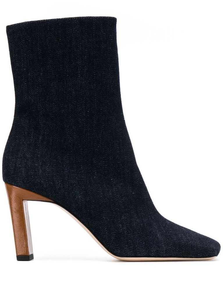 Isa denim ankle boots