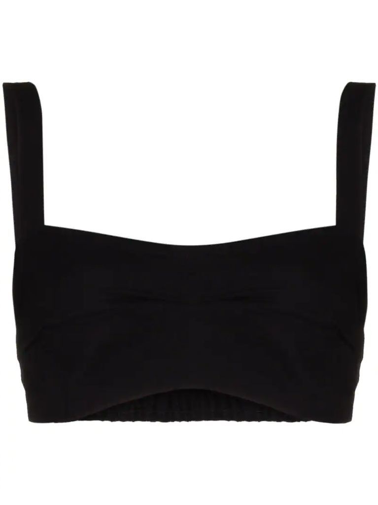 organic cotton cropped top