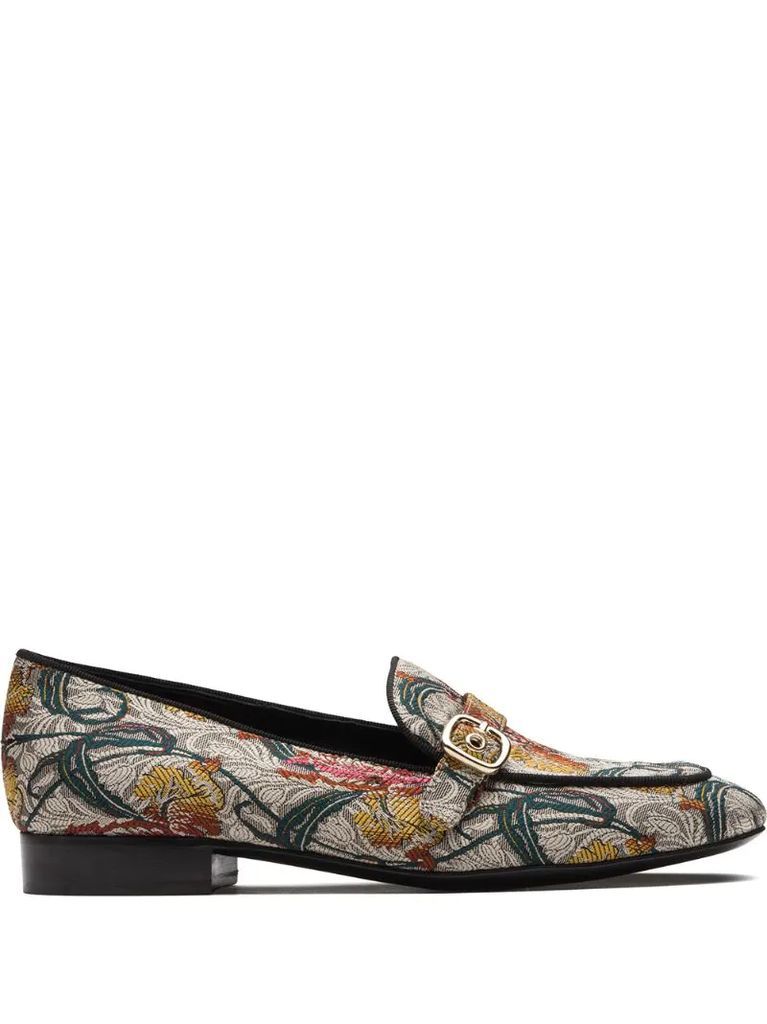 Blanche floral patterned loafers