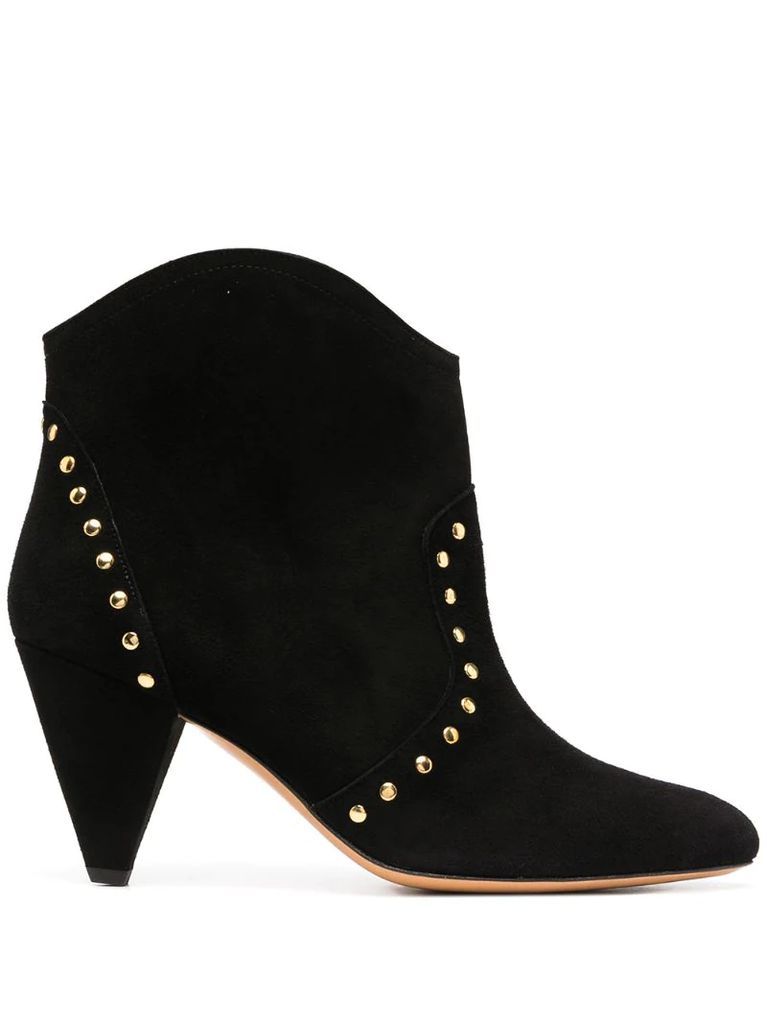 Maple studded ankle boots