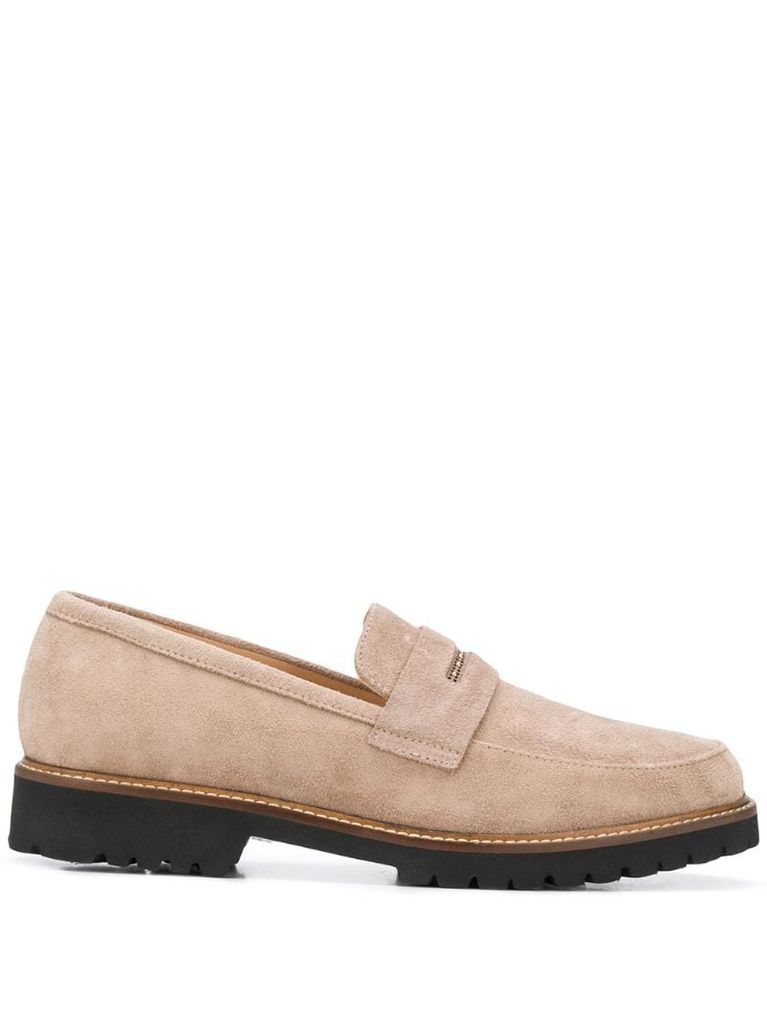 penny strap loafers