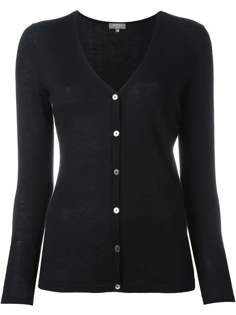 cashmere superfine v-neck cardigan