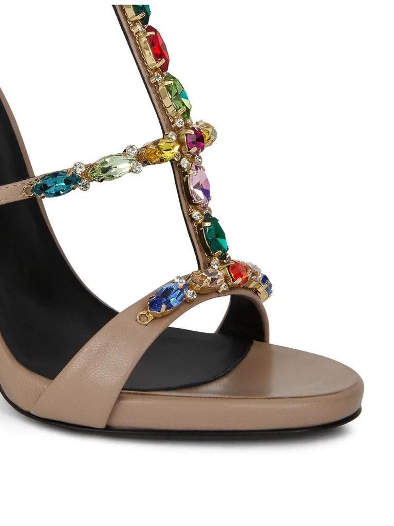 Elba crystal-embellished sandals