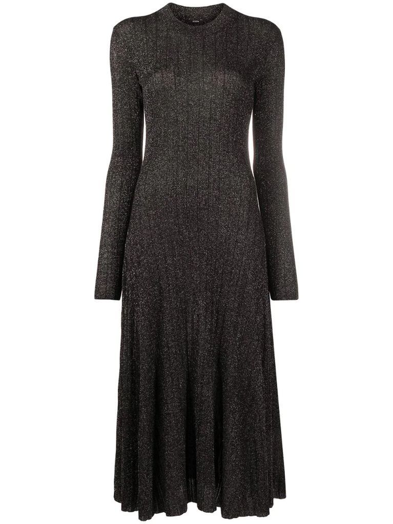 Diva ribbed knitted dress