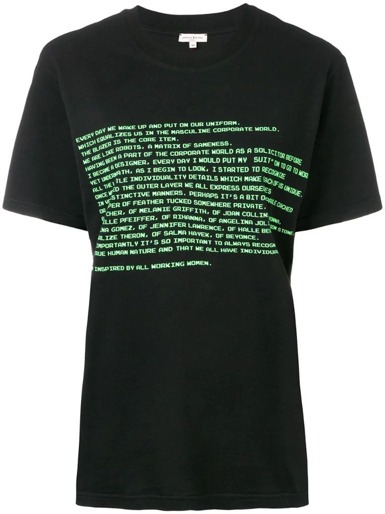 story print T-shirt