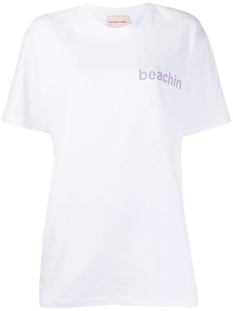 Beachin slogan T-Shirt