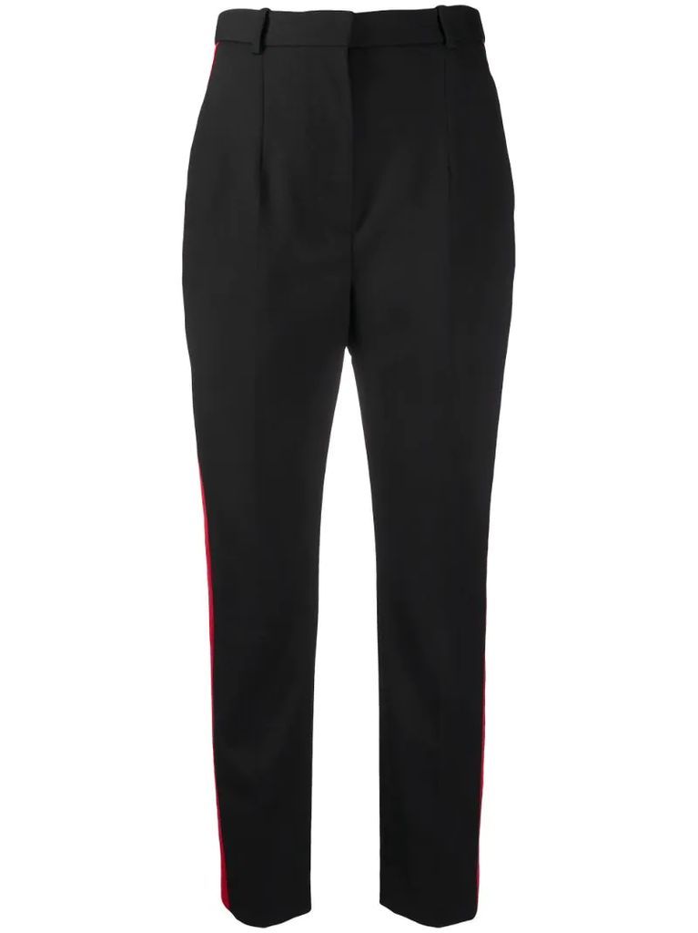 side-panel tailored trousers