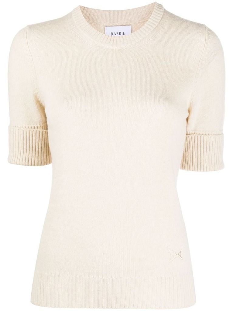 Blabel cashmere short-sleeve jumper