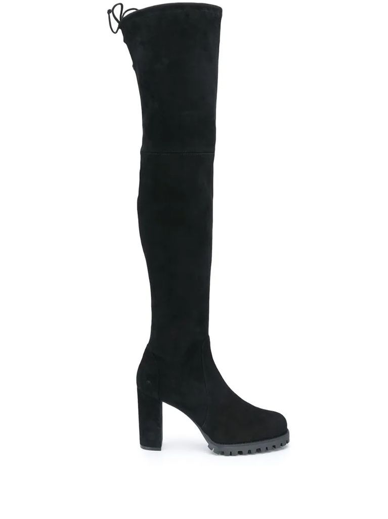 Zoella thigh-high heeled boots