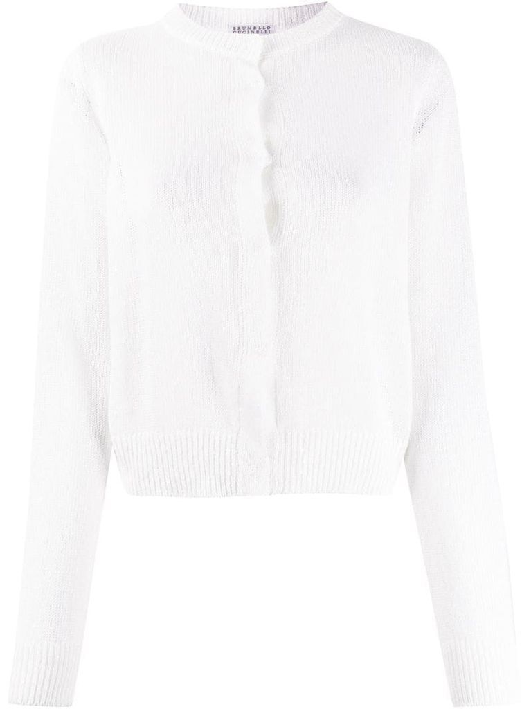 concealed front fastening cardigan