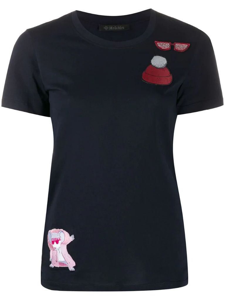Chinese New Year 2020 embroidered T-shirt
