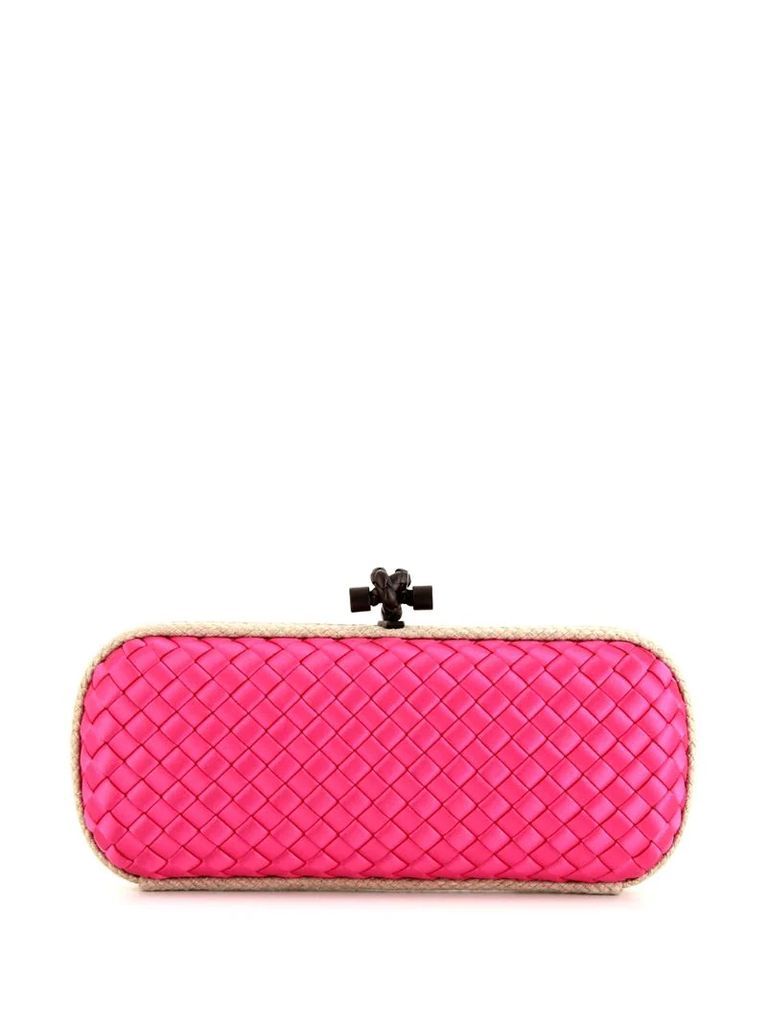 Knot Intrecciato clutch bag