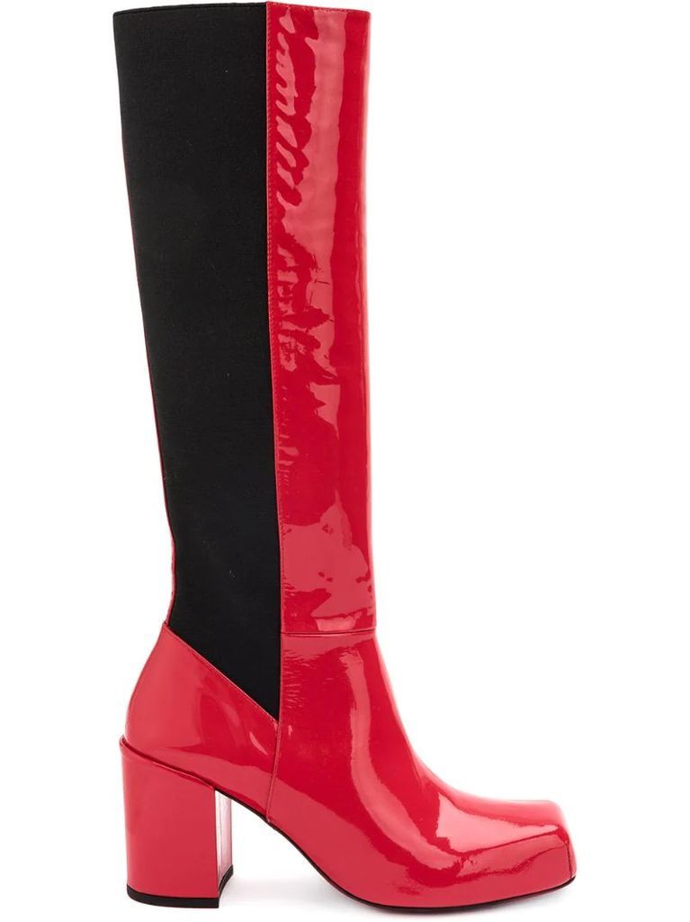block heeled boots