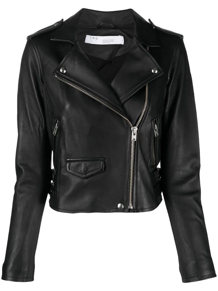zip-up fitted jacket