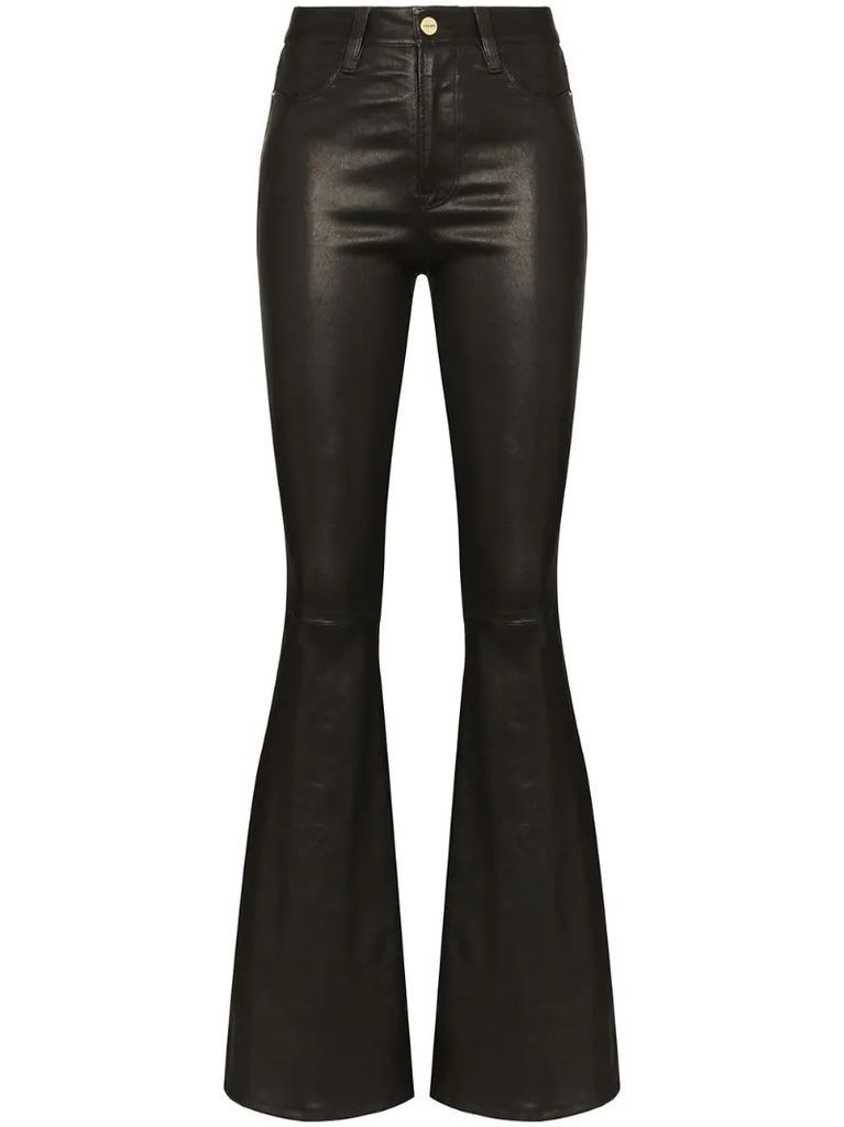 Le High flare trousers