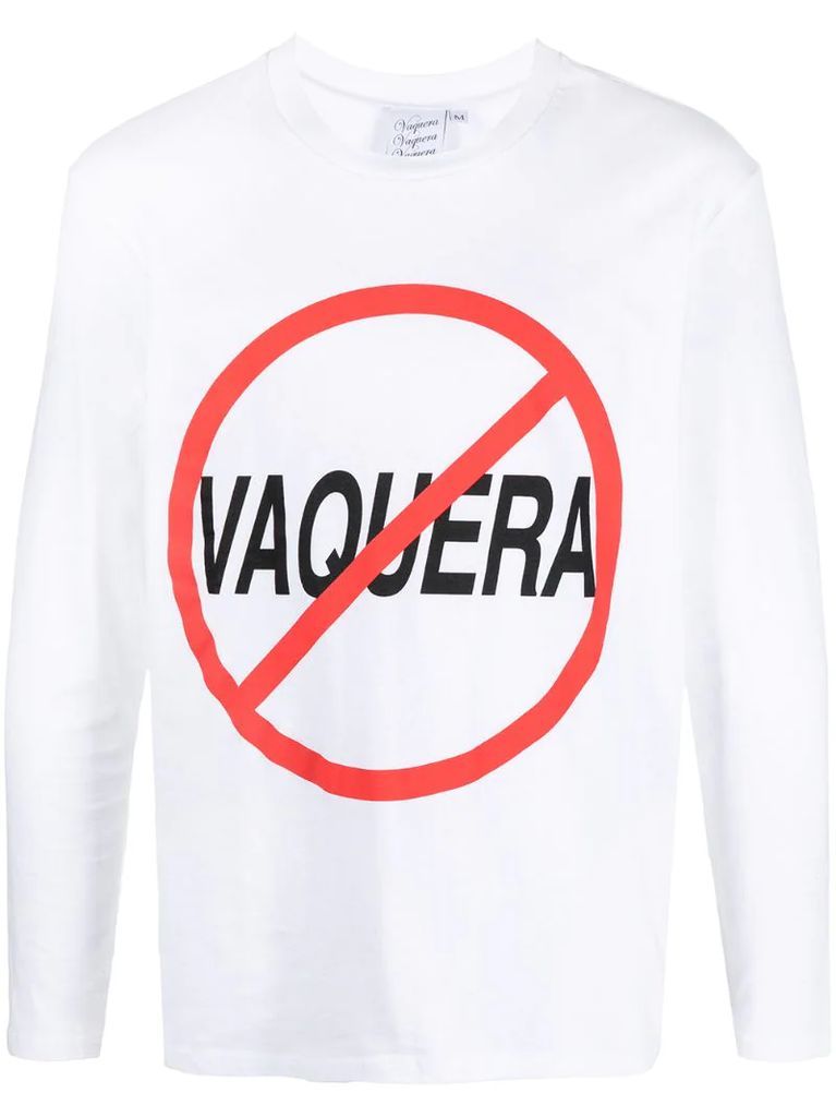 Anti Vaquera long-sleeve T-shirt