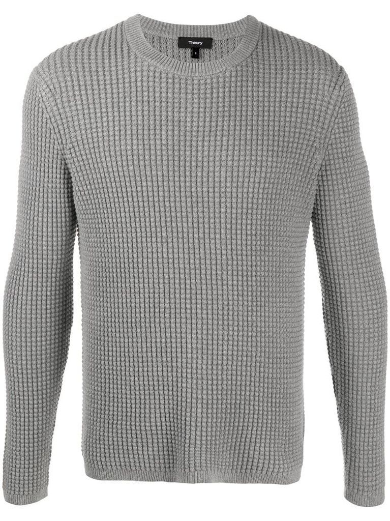 purl knit sweater