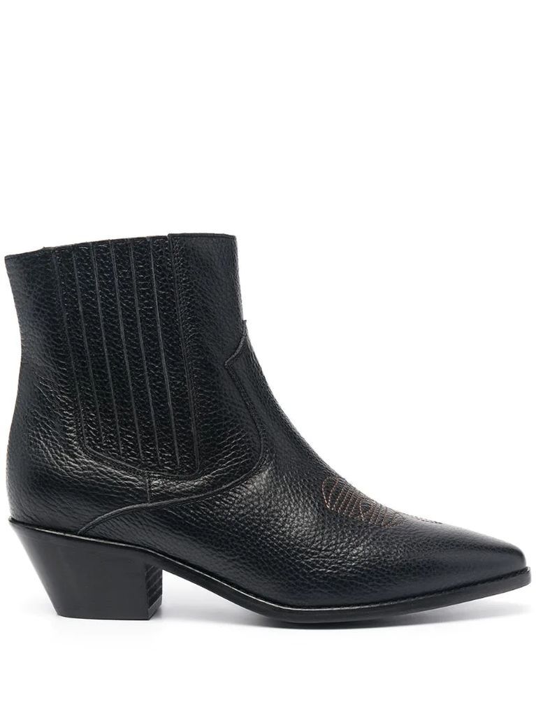 Tyler Grained Vintage ankle boot