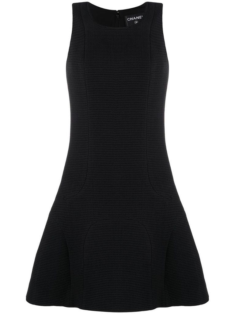 structured A-line dress