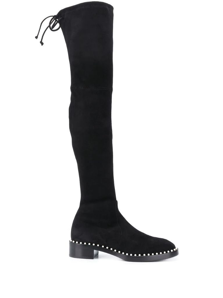 Lowland over-the-knee stretch boots
