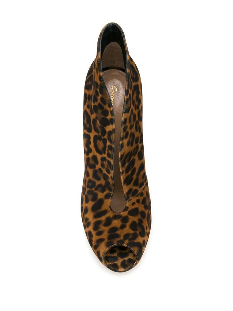 leopard pattern boots