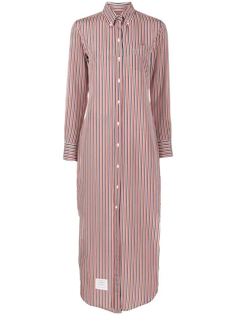 RWB striped shirt dress