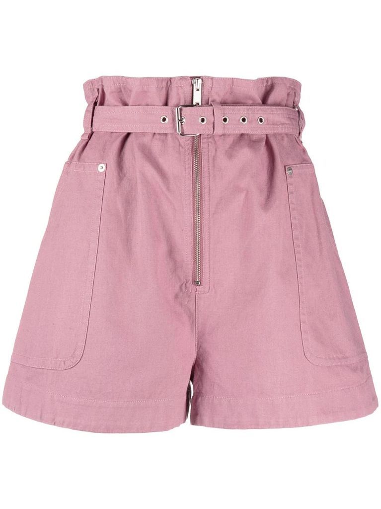 buckle-detail shorts