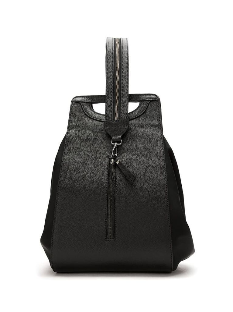 Multifuncional leather tote bag