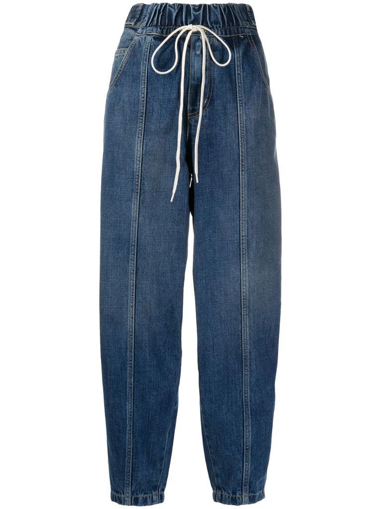 drawstring waist jeans